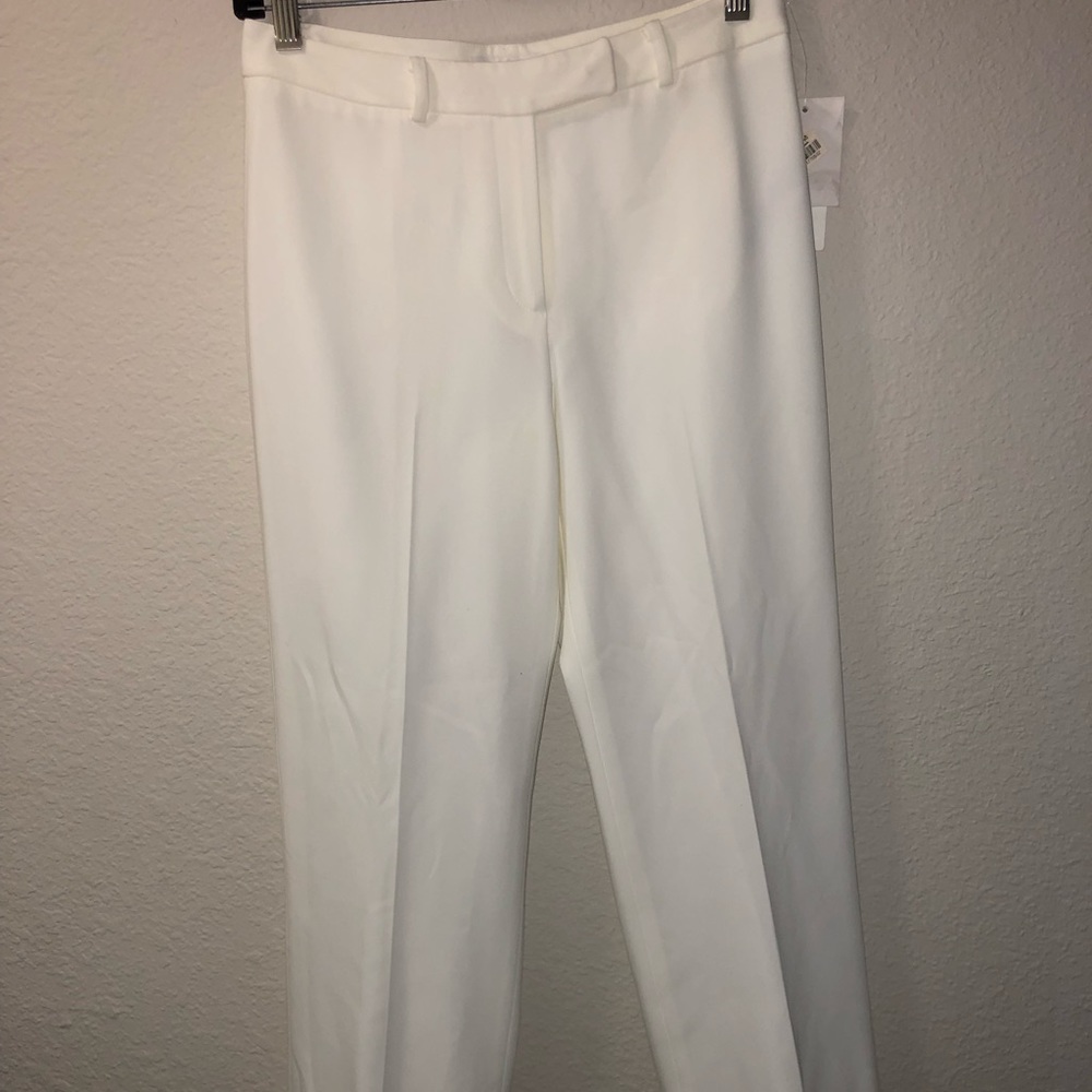 NEW Full length Calvin Klein white trousers
